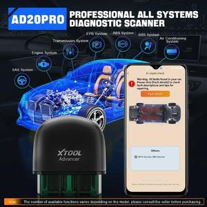 AD20 PRO più recente Scanner diagnostico sistema completo OBD2 strumento di monitoraggio di bordo olio Reset batteria Test IOS auto Android - Product Image 4
