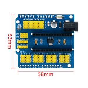 NANO I/O IO genişleme sensörü kalkanı modülü Arduino R3 Nano V3.0 için 3.0 denetleyici uyumlu kurulu I2C PWM arayüzü 3.3V