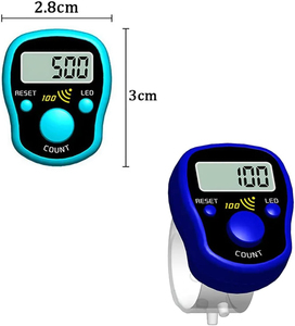 Contador de conteo digital ajustable, contador de dedos de mano, un botón, contador digital LED - Product Image 4
