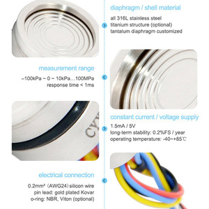CYX19 4-20ma Analoge Ausgangs schiene Wasser Kraftstoff Luft Piezo resistiver Keramik drucksensor - Product Image 3