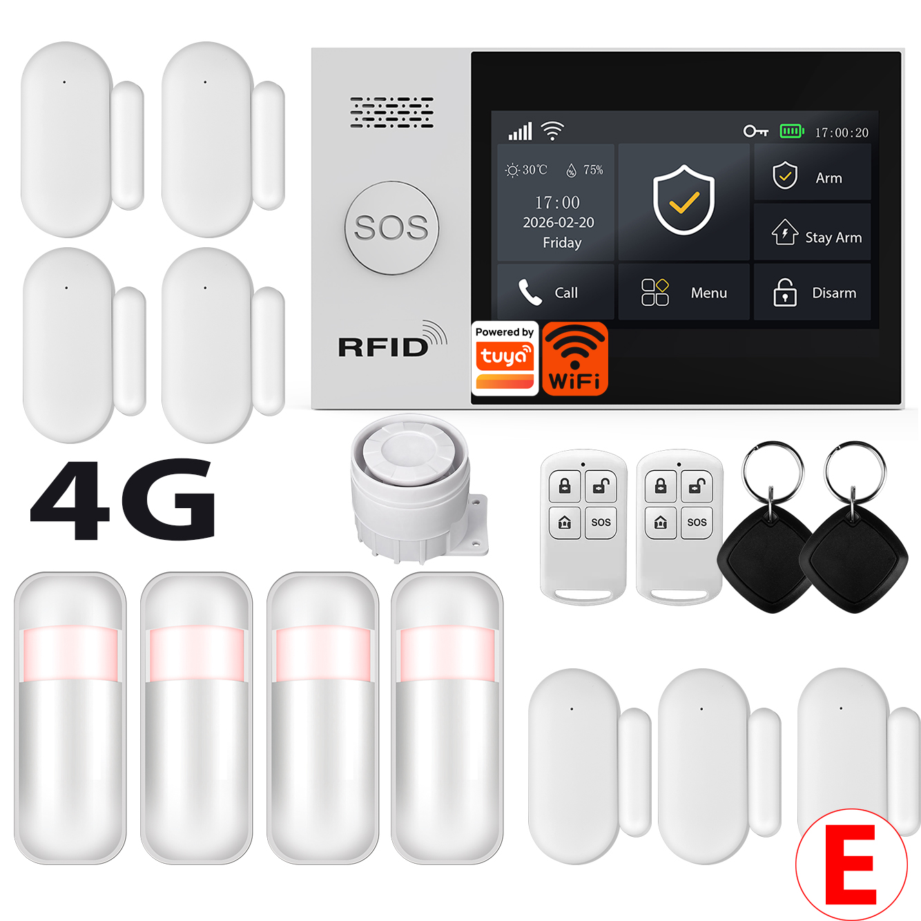 White 4G-107-Set E