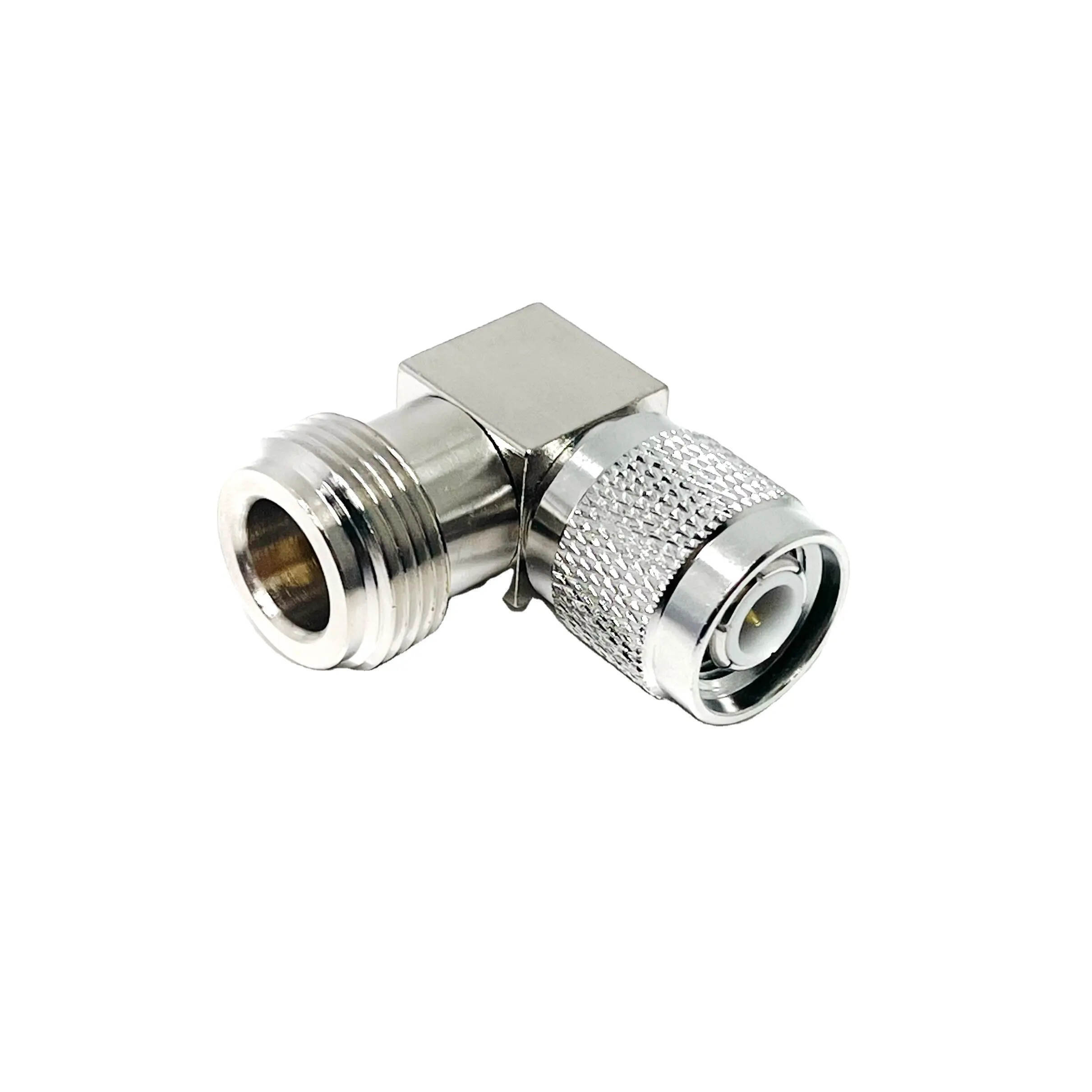 50ohm Elbow Low VSWR Nickel Plated Right Angle N Type Female to TNC Male R/A RF Coaxial Adapter