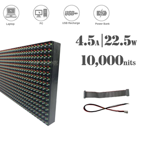 High Brightness P10 Outdoor Waterproof <strong>RGB</strong> DIP <strong>LED</strong> <strong>Display</strong> Panel 320mmx160mm <strong>LED</strong> <strong>Display</strong> <strong>Module</strong> 32x16 Pixel <strong>LED</strong> Unit Board - Product Image 1