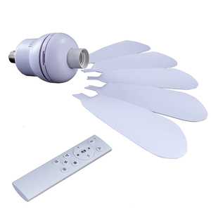 2.4G Fernbedienung intelligentes Licht kleines Programm E27 luxuriöser Decken ventilator