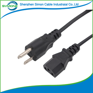 High Quality 3PIN US Power <strong>Cord</strong> 110V Power <strong>Cord</strong> Electric for Computer - Product Image 2