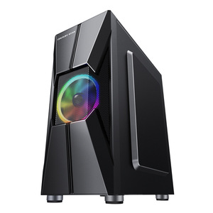 Benutzer definierte Logo-Unterstützung ATX Gamer PC-Gehäuse Gaming-<span class=keywords><strong>Computer</strong></span> gehäuse mit Glass eiten verkleidung <span class=keywords><strong>Hardware</strong></span>-Schrank PC-Gaming-<span class=keywords><strong>Computer</strong></span> gehäuse Türme