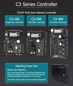 C3-100 C3-200 C3-400 IP-basierten Tür zugangs kontroll platine Wiegand Access Control Panel Zk Tür zugangs kontroll system - Product Image 3