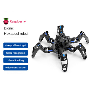 6-ногий бионический робот-паук Raspberry Pi 4b WiFi программируемое видео в режиме реального времени ИИ соревнование - Product Image 1