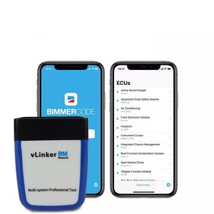 自動車検査装置のオリジナルvLinker BM + BLE 4.0 Bluetooth V2.2バージョンはバイマーコードをサポートしています - Product Image 1