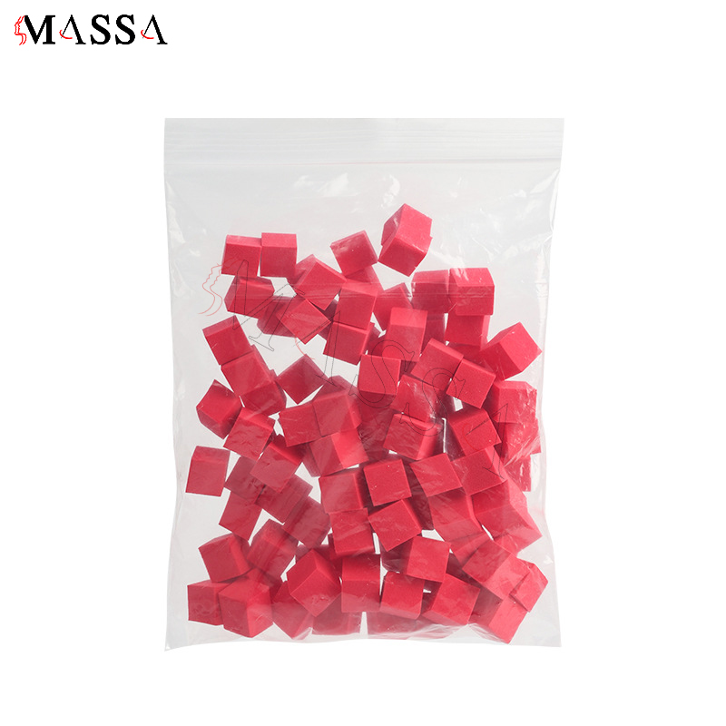100pc Bagged rose-red sponge