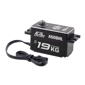 A50BHL agfrc Servo ดิจิตอลแบบไร้แปรงถ่านแรงบิด19kg .cm CNC Programmable สำหรับ1/12บนถนน | OEM