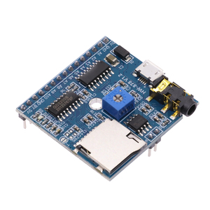 Módulo de reproducción de voz Reproductor de MP3 Disparador Reproducción Módulo de voz Compatible con Arduino