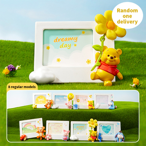 Miniso tùy chỉnh hợp thời trang nhỏ mù hộp dự đoán Disney Winnie The Pooh <span class=keywords><strong>Polaroid</strong></span> loạt figurine mù Hộp tủ lạnh nam châm - Product Image 1