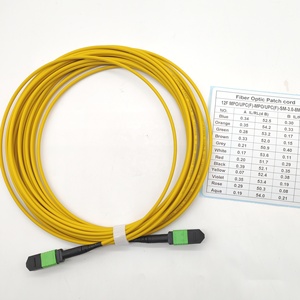 High Quality SingMode 12 24 Core Fiber Optic Communication Cables MPO <strong>MTP</strong> Patch Cord <strong>Trunk</strong> Cable for Data Center - Product Image 6