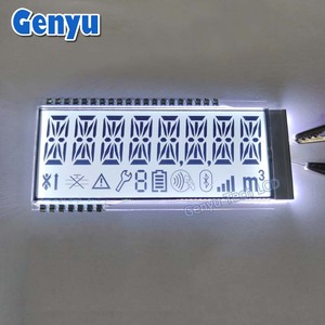 Pantalla LCD personalizada 14 segmentos TN Transmisión positiva Retroiluminación blanca - Product Image 5