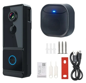 Timbre inalámbrico inteligente HD 1080P, cámara de visión nocturna, WIFI, IP, intercomunicador, teléfono de puerta para seguridad del hogar, sistema de timbre de puerta con vídeo - Product Image 1