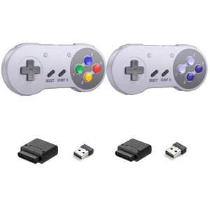 무선 2.4G SNES 게임 컨트롤러 닌텐도 스위치 PC 윈도우 라즈베리 파이 MAC SNES SFC 용 SNES 및 USB 어댑터 - Product Image 1
