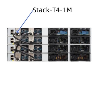 <strong>STACK</strong>-T4-50CM <strong>STACK</strong>-T4-1M <strong>STACK</strong>-T4-3M 3-meter Type 4 Stacking Cable Used with 9200 Series Switches