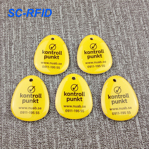 Big Size 13.56MHz NFC Epoxy Tag Waterproof NFC Google Review Epoxy Tag NFC Epoxy Menu Tag With QR <strong>Code</strong> for Access Control - Product Image 6
