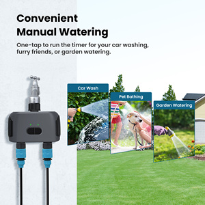 GIRIER Tuya Smart Timer acqua programmabile Sprinkler Timer con 2 prese per sistema di irrigazione automatica - Product Image 5