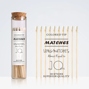 Şişe mum yılında ahşap Matchsticks aromaterapi yeni özel renkli maç cam kavanoz şişe maçlar - Product Image 4