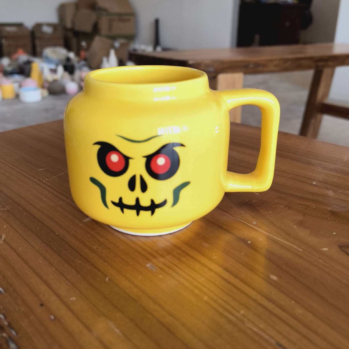 Crâne jaune
