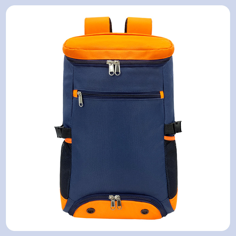 Blue with Orange