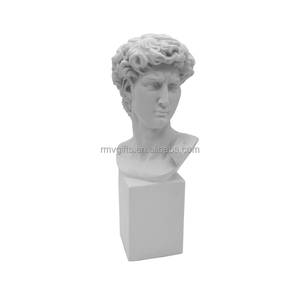 Creative Greek Bust Man Statue Handmade Polyresin Figurine for Home <strong>Art</strong> Collection Patterned After a Model Stylish <strong>Love</strong> Theme - Product Image 2