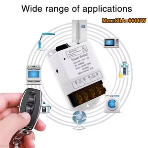 Smart Home System Drahtlose Fernbedienung 1CH 30A Relais AC 220V Licht wasserpumpen regler 433MHz Schalter ZigBee-Netzwerk Max 10A - Product Image 4
