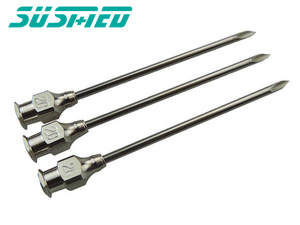 Aguja de inyec cion de animales material de acero inoxidierbar jeringa veterinaria novedad - Product Image 6