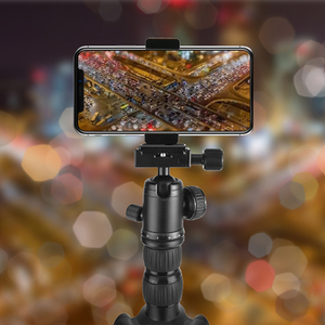 คู่อลูมิเนียมโทรศัพท์มือถือ2.4 "4.3" Clamp Mount 3 1/4 "รูยึดสำหรับขาตั้งกล้อง Selfie Stick - Product Image 6