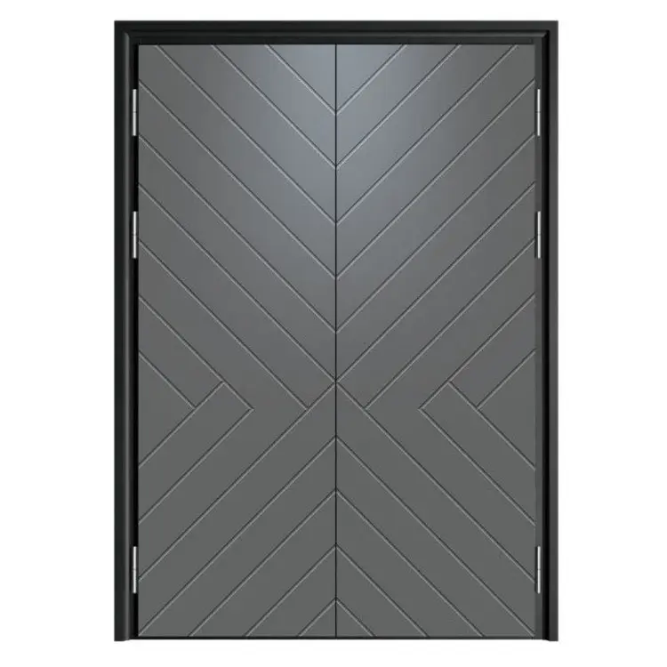 باب رئيسي بمنبه بتصميم باب داخلي عالي الأمان بسعر رخيص من الفولاذ المقاوم للصدأ للمنزل