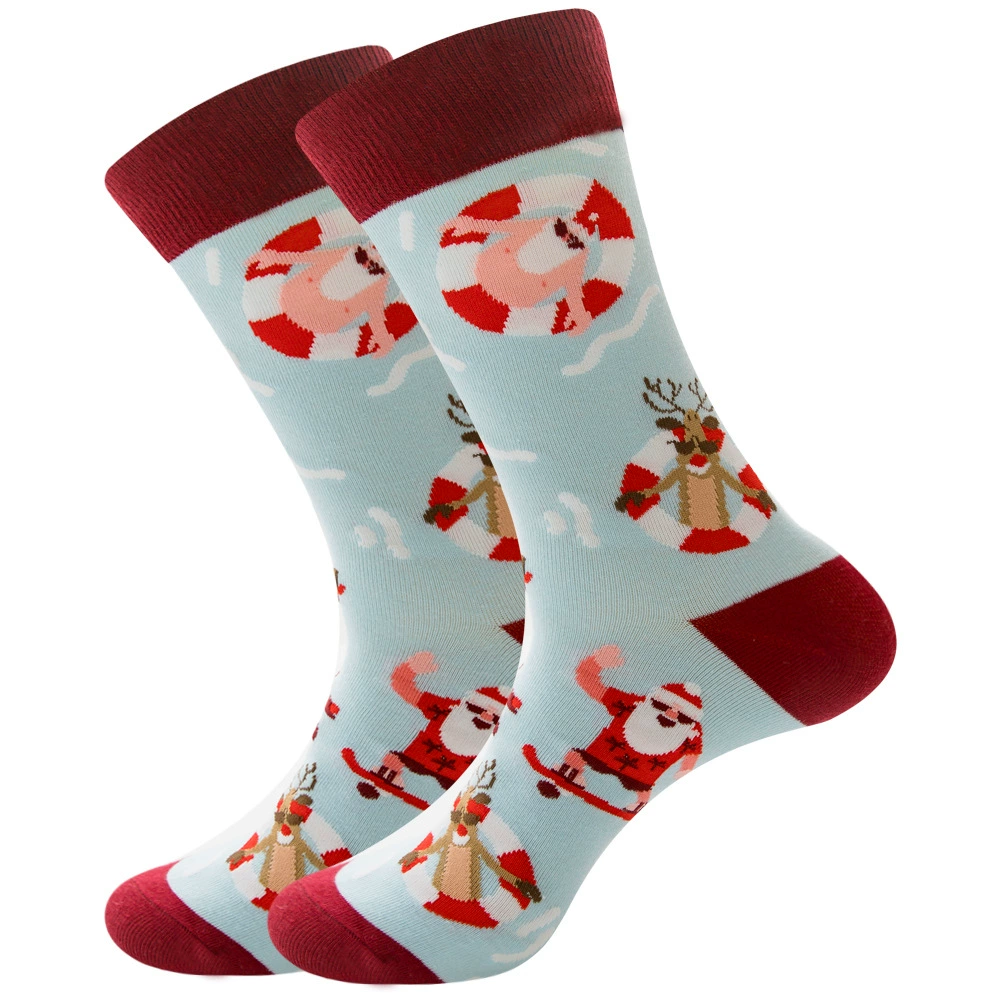 Père Noël de bain bleu
