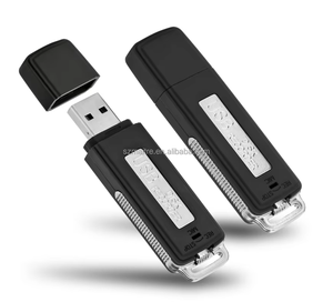 Grabadora de sonido de voz USB 8G con batería de litio incorporada Mini grabadora de sonido de voz portátil profesional 192Kbps/384Kbps UBS2.0 - Product Image 1