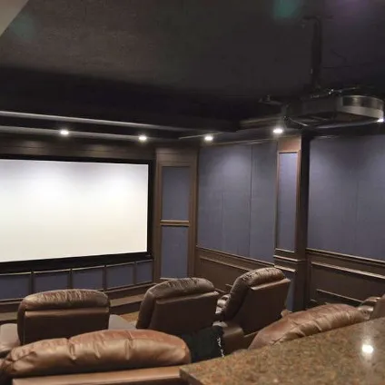 Leeyin cinema Tessuto decorazione della parete che copre parete interna pannelli di isolamento acustico