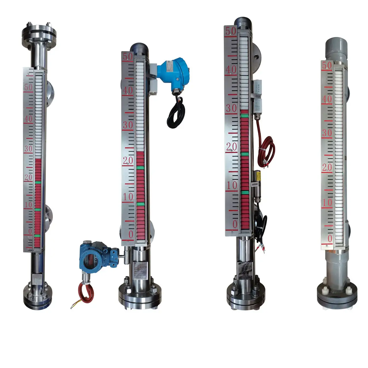 Líquido magnético indicador de nivel de tanque de sensor de profundidad transmisor medidor indicador Medida indicador 4-20 mA