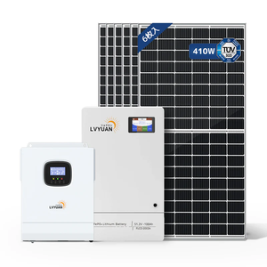 成套太阳能储能系统5KW 5KWH太阳能电池板发电套件