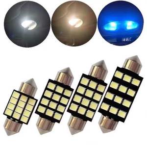โคมไฟ LED สองจุดสำหรับติดป้ายทะเบียนรถยนต์ไฟท้ายหลังคาภายในปรับปรุงไฟอ่านหนังสือหลอดไฟดัดแปลงสำหรับรถยนต์อื่นๆ