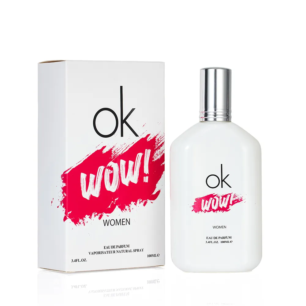 100mL Marca original OK ¡GUAU! Perfume femenino de etiqueta privada de fragancia increíble de lujo al por mayor de larga duración