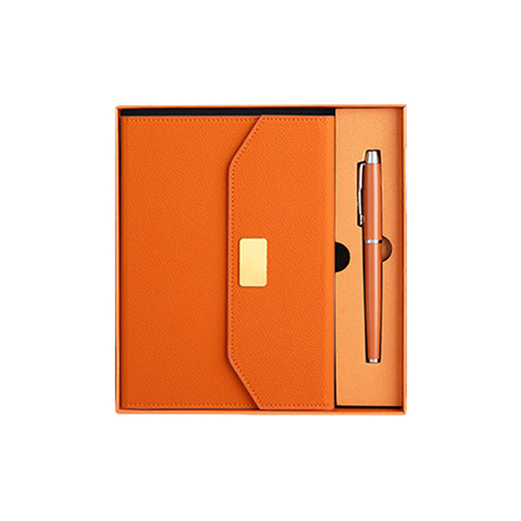 Orange(Notebook + Pen)