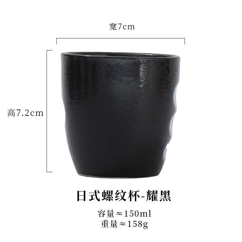 ถ้วยลายนิ้วมือ (สีดำ)