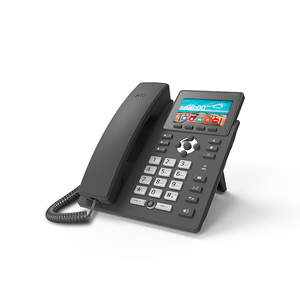 Supporta 6 linee sip schermo a colori da 3.5 pollici audio conference VOIP ip phone per ufficio aziendale - Product Image 2
