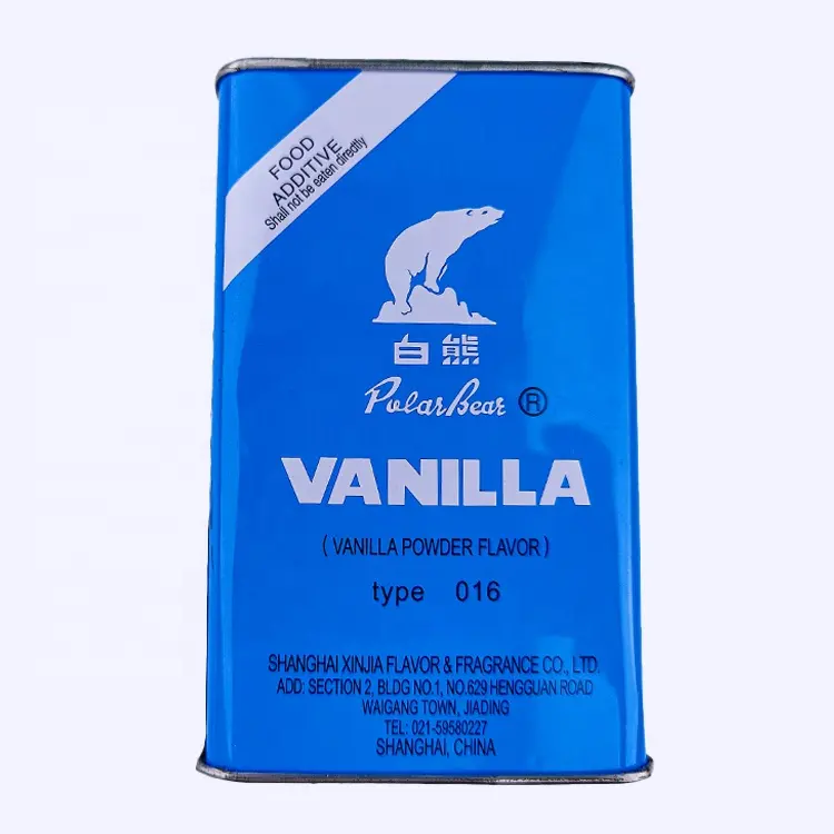 Venda a granel leite de baunilha em pó para sorvete polar urso marca vanilina em pó aromatizante de alta qualidade etilo vanilina