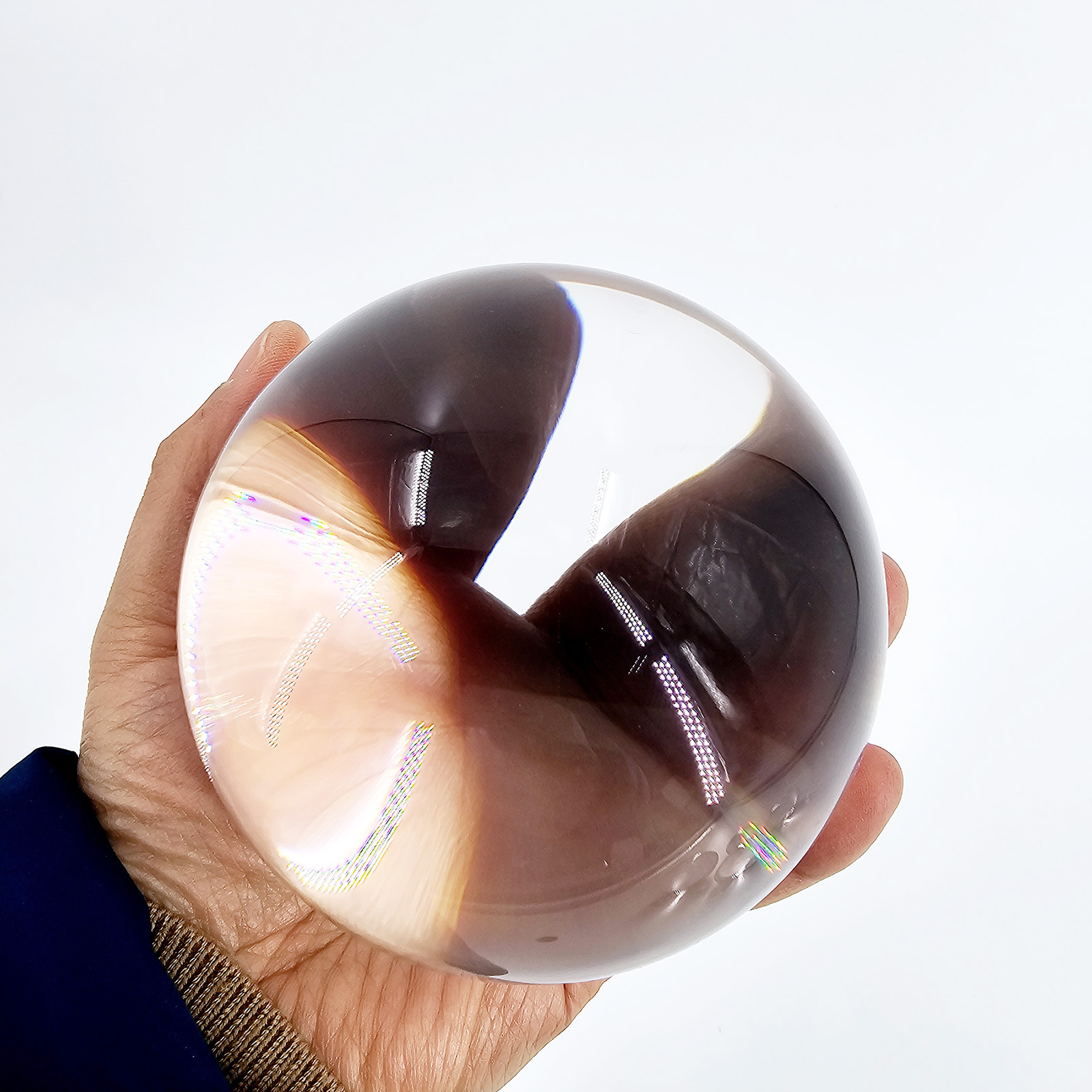 G1216 Boule de cristal transparente 100MM