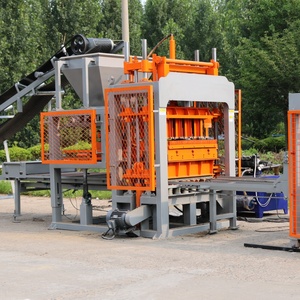 QT5-15 macchina per pavimentazioni in mattoni completamente automatica costruzione di cemento blocco cavo che fa la macchina linea di produzione - Product Image 1