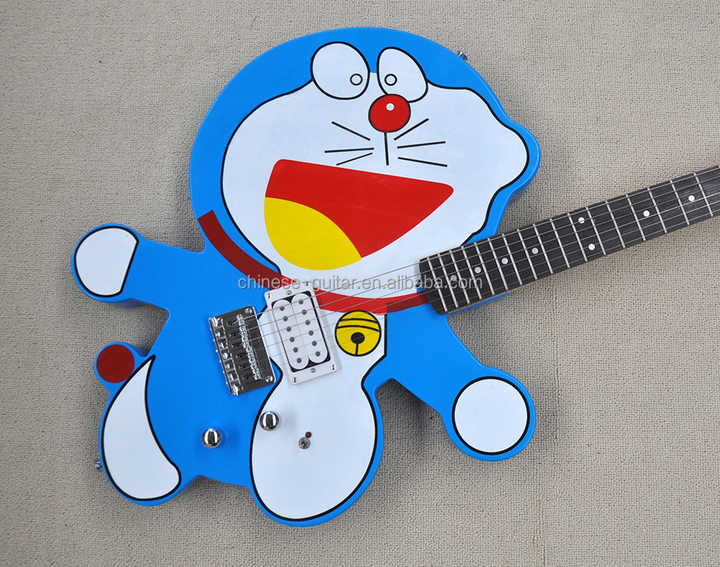 Flyoung Unusual Shape Electric Guitar Doraemon Electric Guitar Special Design Guitar