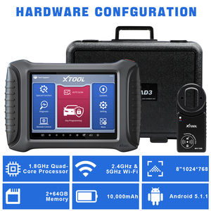 X100 PAD3 mit KC100-Schlüsselprogrammierungs-Diagnosetools OBD2-Scanner IMMO All Key Lost Read/Write-Autoschlüssel-Diagnose scanner - Product Image 2