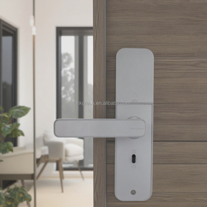 F005 Smart Door Lock <strong>With</strong> Visible Screen Tuya Wi-Fi Video <strong>Intercom</strong> Card <strong>Code</strong> Fingerprint Recognition in Multiple Languages - Product Image 5