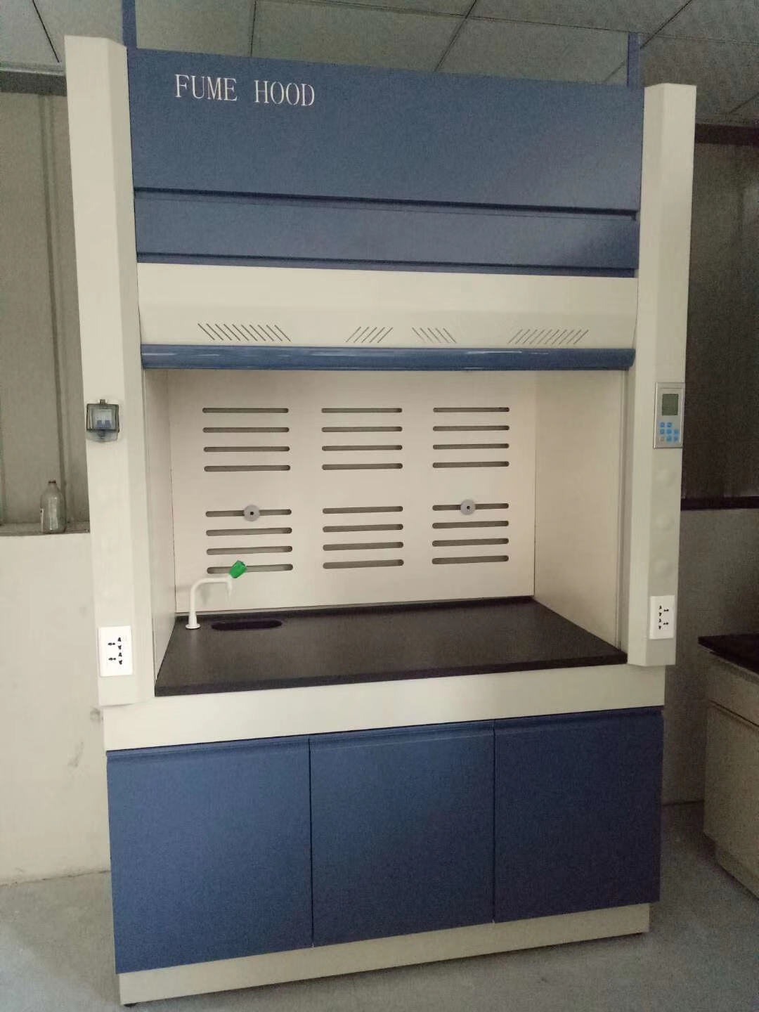 Chemical Lab Fume Hood & Cupboard, Laboratory Ducted Fume Hood Steel Lab Fume Hood