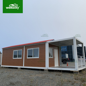 20FT อย่างรวดเร็วบ้านภาชนะบรรจุแบบพับได้ติดตั้งได้รวดเร็วไซต์ก่อสร้างบ้านบ้านบรรเทาภัยพิบัติบ้านเคลื่อนที่บ้าน - Product Image 3